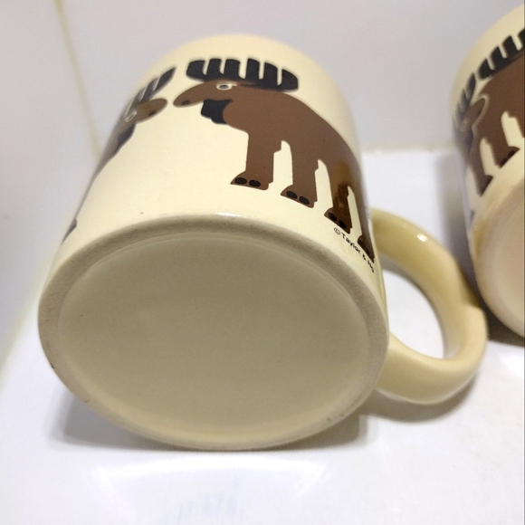 Vintage Taylor & Ng Moose Design Mug Set of 2 - Picture 3 of 14